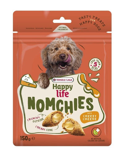 VERSELE-LAGA Happy Life Snack Nomchies Cheese 150g skanėstas, palaikantis sąnarių sveikatą