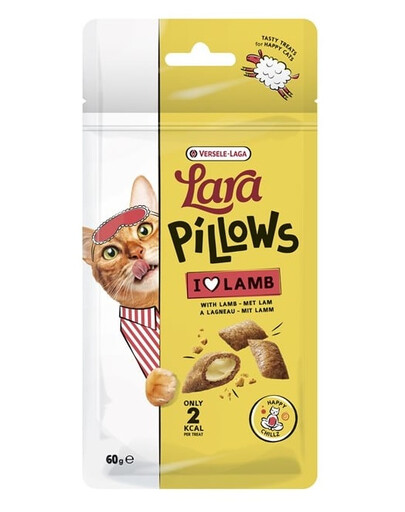 VERSELE-LAGA Lara Snack Pillows with Lamb Happy Chillz 60g skanėstas, palaikantis atsipalaidavimą