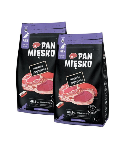 PAN MIŠKO Veršiena su aviena senjorams traškučiai M 2x9 kg