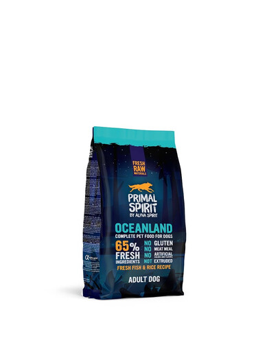 PRIMAL SPIRIT 65% Oceanland minkštas maistas šunims žuvis 2x1 kg