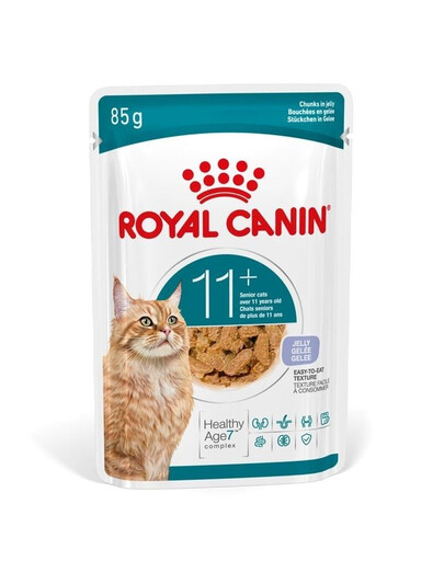 ROYAL CANIN Ageing 11+ Jelly 12x85 g gabaliukai želėje vyresniems katėms po 11 metų