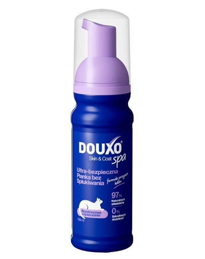DOUXO Skin & Coat Spa Low-stress Cat Mousse 150ml be stresą valantis putos katėms