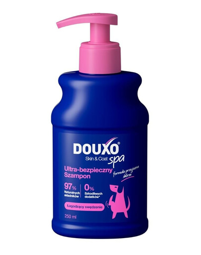 DOUXO Skin & Coat Spa Itch Soothing Shampoo 250ml šampūnas, mažinantis niežėjimą šunims