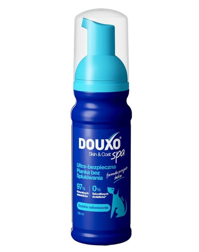 DOUXO Skin & Coat Spa Quick refresh Dog Mousse 150ml putos be skalavimo šunims