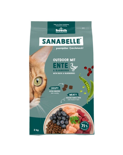 SANABELLE Outdoor Antis 2 kg katėms, kurios išeina į lauką