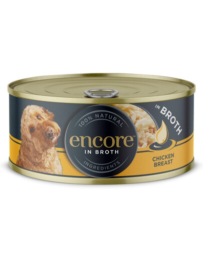 ENCORE Dog Chicken Breast in Broth vištienos krūtinėlė sultinyje 156 g