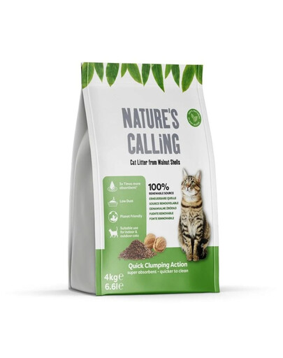 APPLAWS Nature's Calling Cat Litter 4 kg natūralus katėms skirtas kraikas