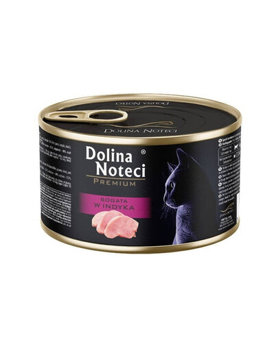 DOLINA NOTECI Premium Turtingas su kalakutiena drėgnas maistas katėms 185 g