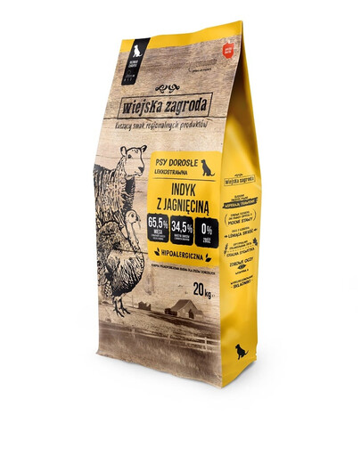 WIEJSKA ZAGRODA Kalakutiena su ėrienos granulėmis M 2x20kg