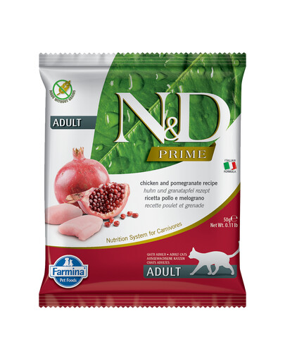 N&D Prime Chicken & pomegranate Adult Cat 50 g