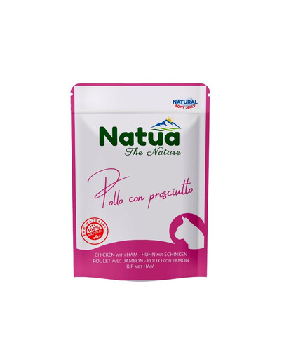 NATUA Natural Vištiena su kumpiu želėje katėms 70 g