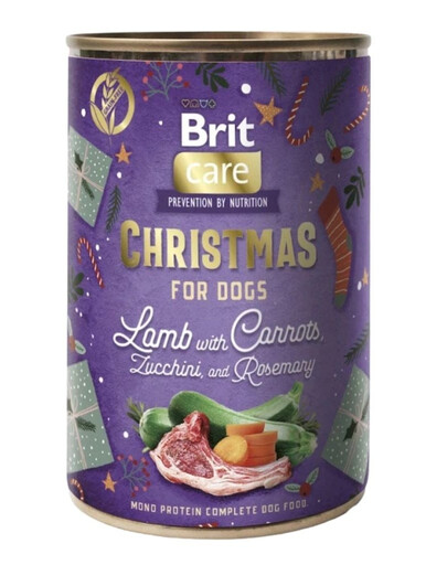 BRIT Care Dog Christmas Mono Protein Lamb 400g monoproteininė ėdalas su aviena šunims