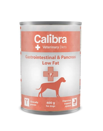 CALIBRA Veterinary Diet Dog Gastrointestinal Low Fat 400 g