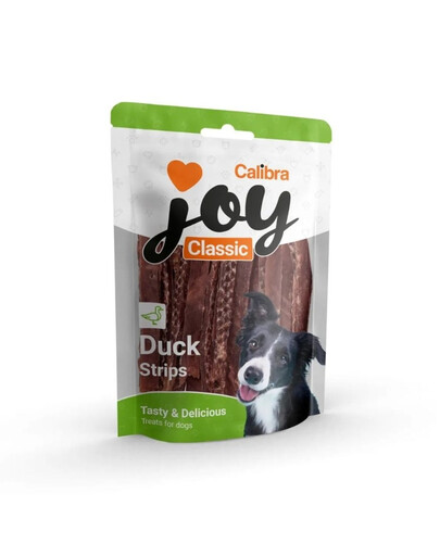 CALIBRA Dog Joy Classic Duck Strips 80 g ančių juostelės