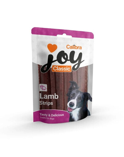 CALIBRA Joy Dog Classic Lamb Strips 80 g pusiau drėgnos avienos juostelės