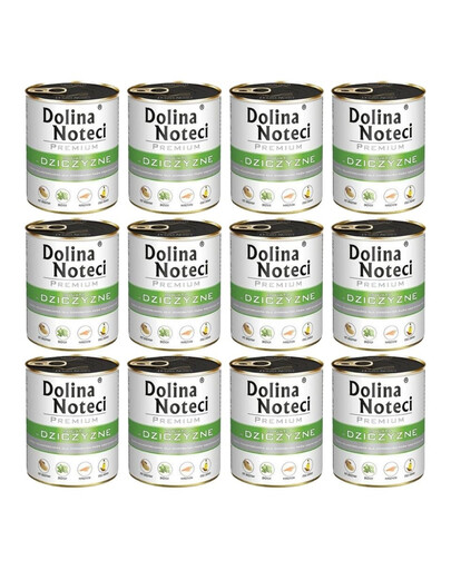 DOLINA NOTECI Premium Bogata W Dziczyznę 12x800g