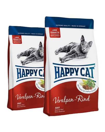 HAPPY CAT Fit & Well Adult Wołowina 20 kg (2 x 10 kg)