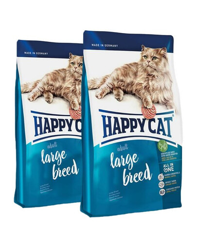HAPPY CAT Fit & Well duże rasy 20 kg (2 x 10 kg)
