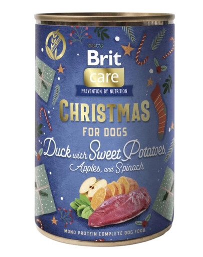 BRIT Care Dog Christmas Mono Protein Duck 400g monoproteininė vištienos dieta šunims