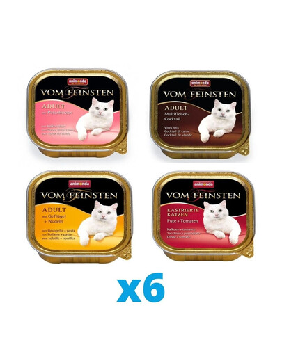 ANIMONDA Vom Feinsten mix smaków 24 x 100 g