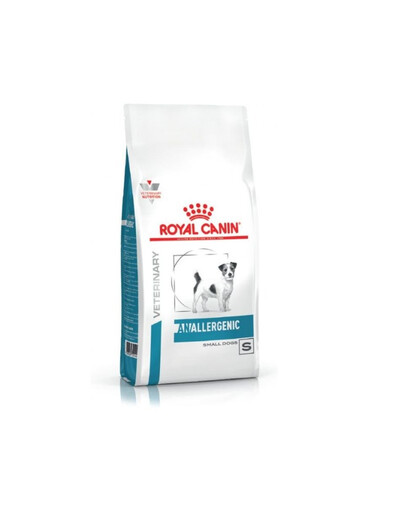 ROYAL CANIN Veterinary Anallergenic Small Dog 2x1,5kg skirta mažų veislių šunims, turintiems alergiją