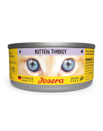 JOSERA Kitten Turkey 85g drėgnas maistas kačiukams su kalakutiena