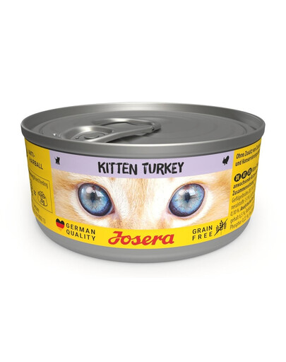 JOSERA Kitten Turkey 85g drėgnas maistas kačiukams su kalakutiena