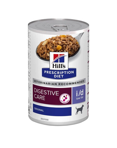 HILL'S Prescription Diet Canine i/d Low Fat šunų ėdalas, 24 x 360 g