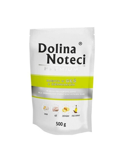 DOLINA NOTECI Premium Turtinga žąsis su bulvėmis 12x500 g