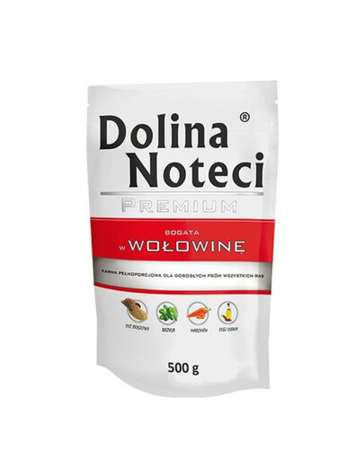 DOLINA NOTECI Premium Mix Turtingas žąsų su bulvėmis ir jautiena 20x500 g