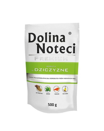 DOLINA NOTECI Premium įvairių skonių rinkinys su žvėriena ir jautiena 20x500 g