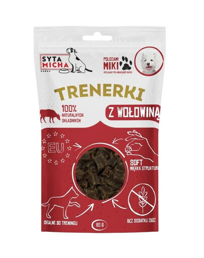 SYTA MICHA Trenerki su jautiena 15 g