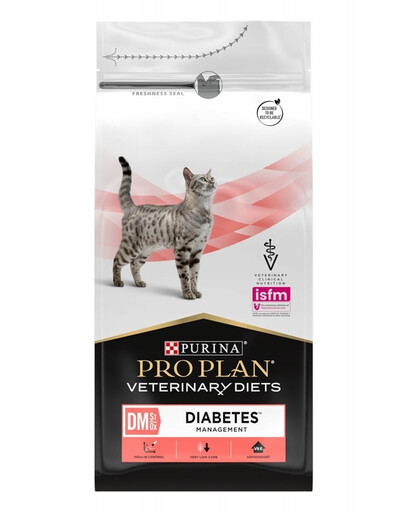 PURINA PRO PLAN Veterinary Diets Feline DM St/Ox Diabetes Management 1,5 kg sausa maistas katėms, sergantiems cukriniu diabetu