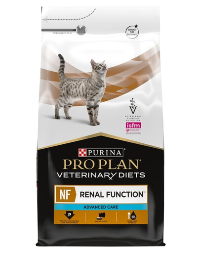 PURINA PRO PLAN Veterinary Diets Feline NF Renal Function Advanced Care 5 kg sausas maistas katėms, sergančioms lėtiniu inkstų nepakankamumu