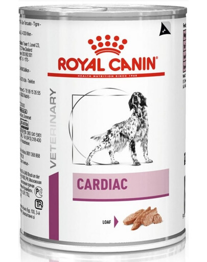 ROYAL CANIN Cardiac Canine 24x410 g šlapias maistas suaugusiems šunims, sergantiems širdies nepakankamumu