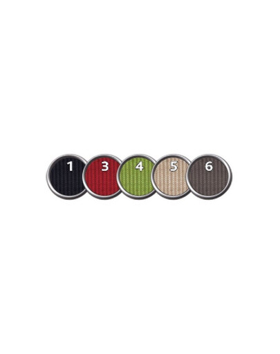 Trixie petnešos Premium Comfort l 60 – 76 cm / 40 mm tamsiai pilkos