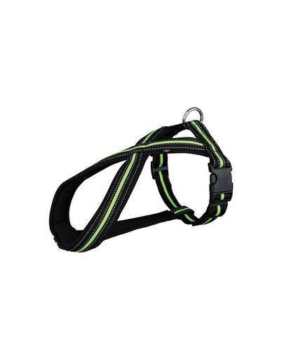 Trixie petnešos Fusion l-xl  70–100 cm / 23 mm juodos - žalios