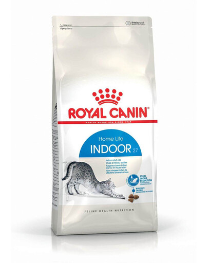 ROYAL CANIN Indoor 27 sausas maistas suaugusiems katėms, gyvenančioms tik namuose, 12 x 400 g