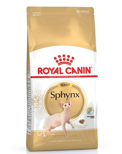 ROYAL CANIN Sphynx Adult sausas maistas suaugusiems sfinksų veislės katėms, 2 x 2 kg