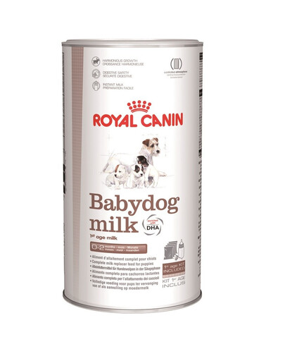 ROYAL CANIN Babydog Milk 6 x 400 g visavertis pieno pakaitalas šuniukams iki 2 mėnesių amžiaus