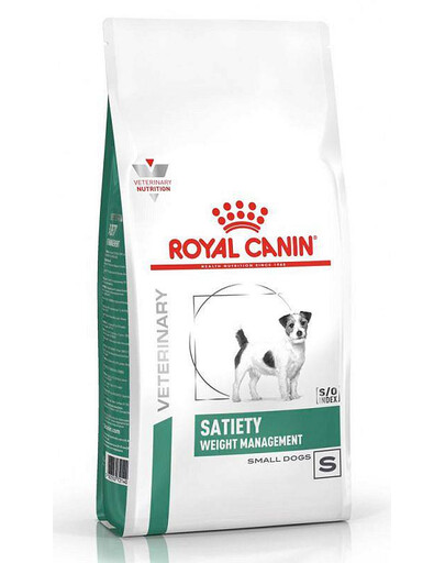 ROYAL CANIN Vet Dog Satiety Small Dog 4x1.5 kg sausas maistas suaugusiems mažų veislių šunims, turintiems antsvorio arba nutukusiems