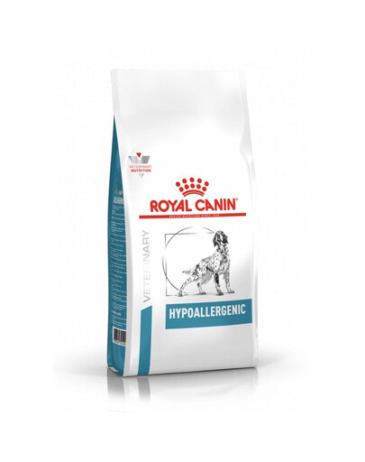 ROYAL CANIN Veterinary Dog Hypoallergenic 4x2 kg sausas maistas suaugusiems šunims, turintiems neigiamą reakciją į maistą