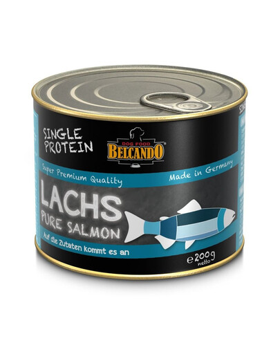 Belcando Single Protein lašiša 24x200 g drėgnas pašaras šunims.