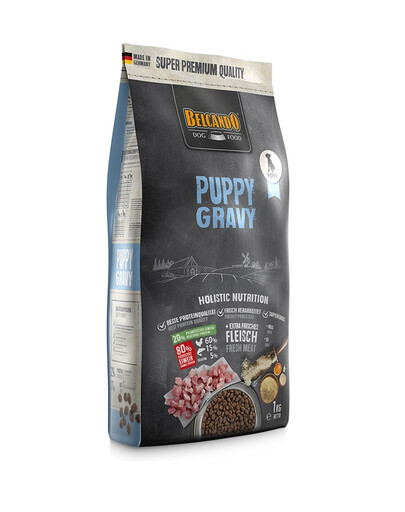 BELCANDO Puppy Gravy 2x1 kg sausas maistas šuniukams iki 4 mėnesių amžiaus