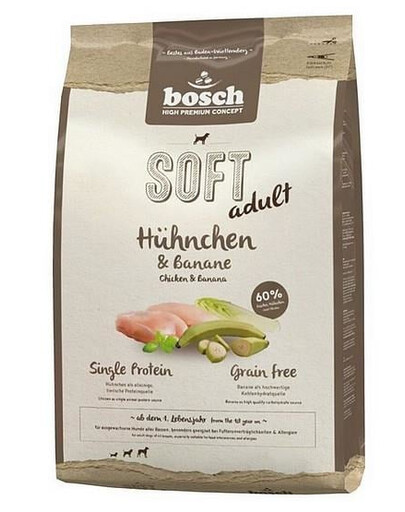BOSCH Soft vištiena ir bananai 4x1 kg