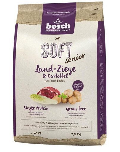 BOSCH Plus Senior ožiena su bulvėmis 2x1 kg