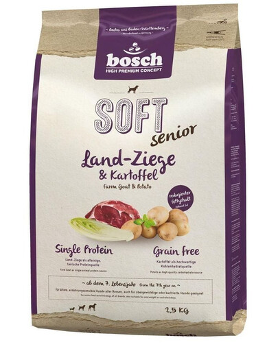BOSCH Plus Senior ožiena su bulvėmis 4x1 kg