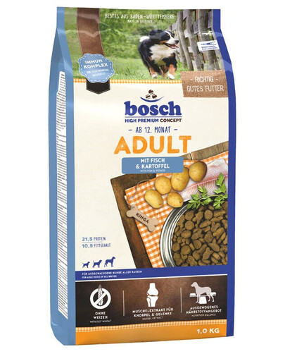 BOSCH Adult žuvis su bulvėmis 2x1 kg