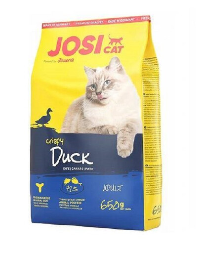 JOSERA JosiCat crispy duck 6x650g kačių maistas