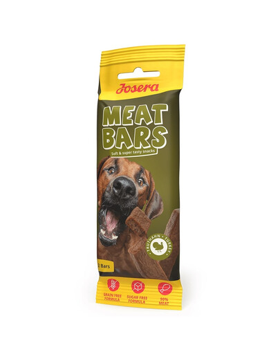 JOSERA Meat Bars Turkey džiovinti kalakutienos skanėstai batonėlių pavidalu, 12 x 40 g